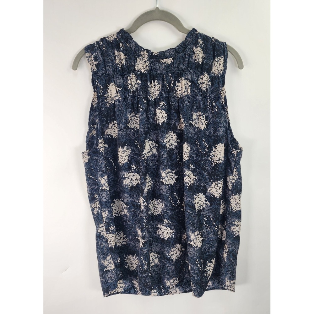 Joie Baltic Sleeveless Top Women's XL Black Silky Relaxed Swing Fit Blouse